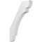 Ekena Millwork 4-in. W x 20-in. D x 32-in. H Olympic Architectural Grade PVC Knee Brace BRCP04X20X32OLY - alternate 1